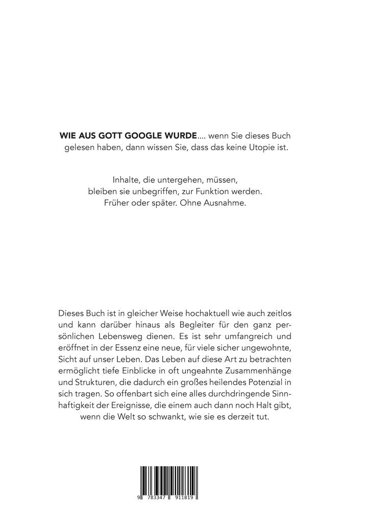 Weitere Ansicht: Wie aus Gott Google wurde | Caroline Raasch