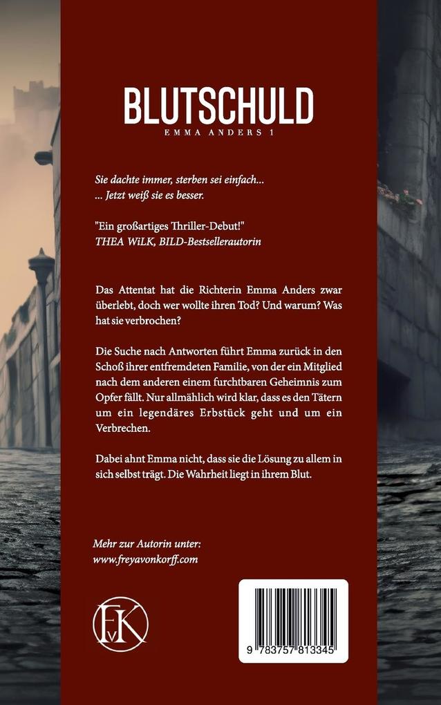 Weitere Ansicht: Blutschuld | Freya von Korff
