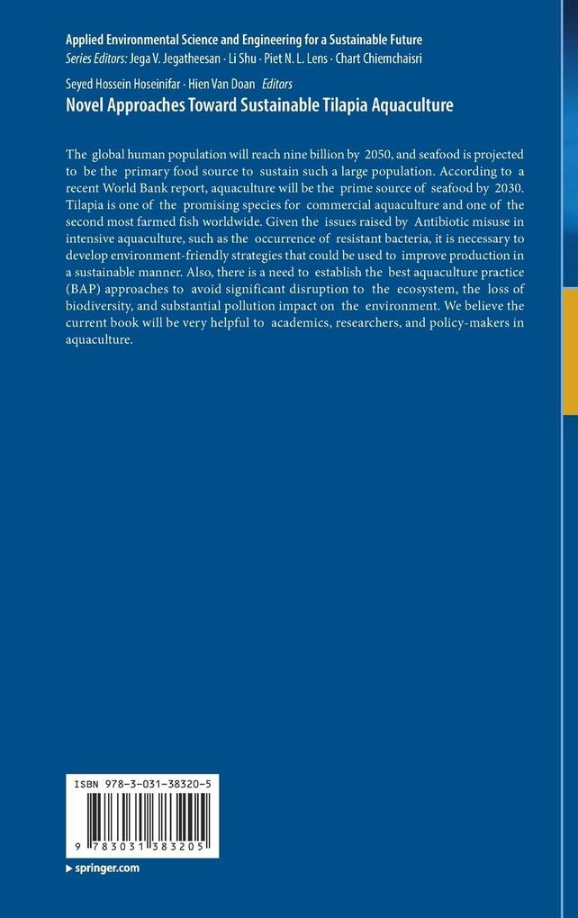 Weitere Ansicht: Novel Approaches Toward Sustainable Tilapia Aquaculture