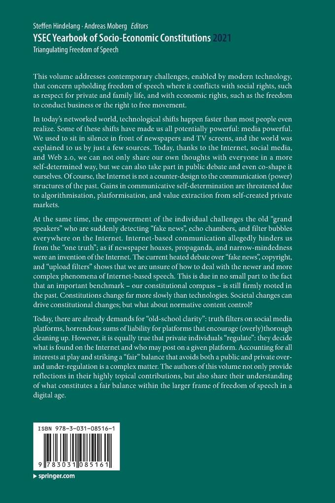 Weitere Ansicht: YSEC Yearbook of Socio-Economic Constitutions 2021
