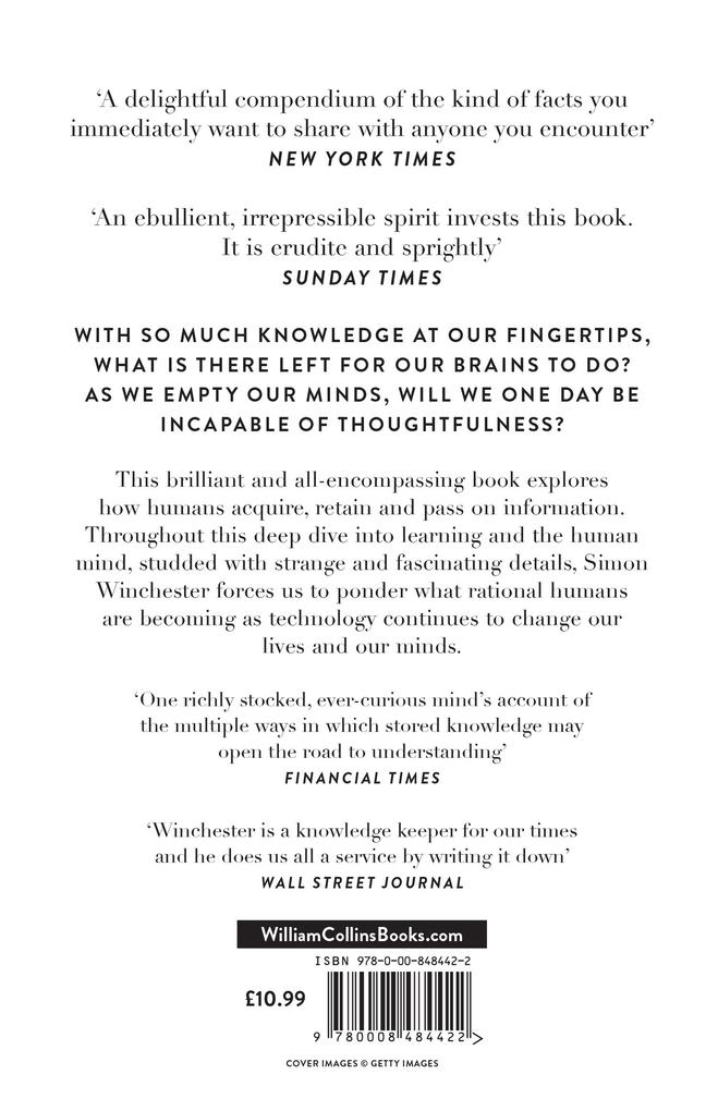 Weitere Ansicht: Knowing What We Know | Simon Winchester