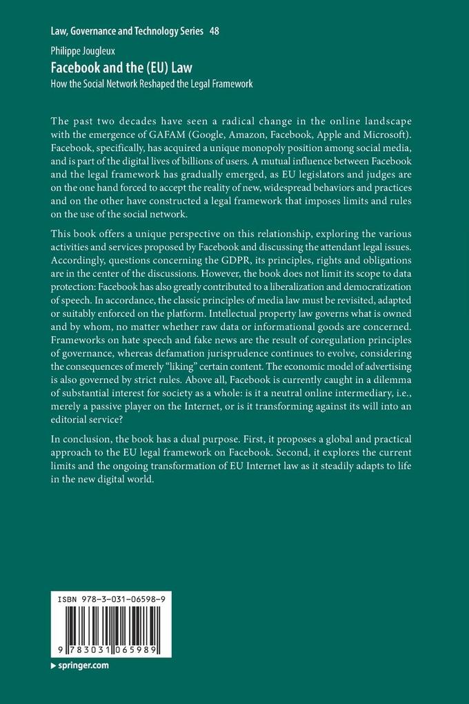 Weitere Ansicht: Facebook and the (EU) Law | Philippe Jougleux