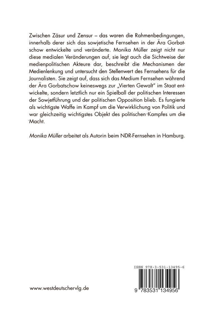 Weitere Ansicht: Zwischen Zäsur und Zensur | Monika Müller