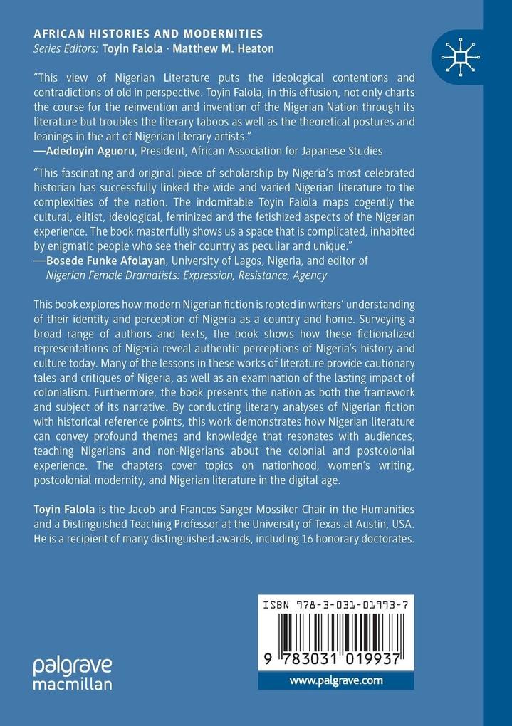 Weitere Ansicht: Nigerian Literary Imagination and the Nationhood Project | Toyin Falola