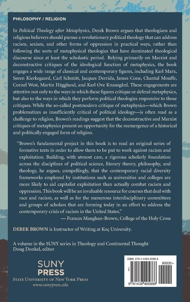 Weitere Ansicht: Political Theology after Metaphysics | Derek Brown