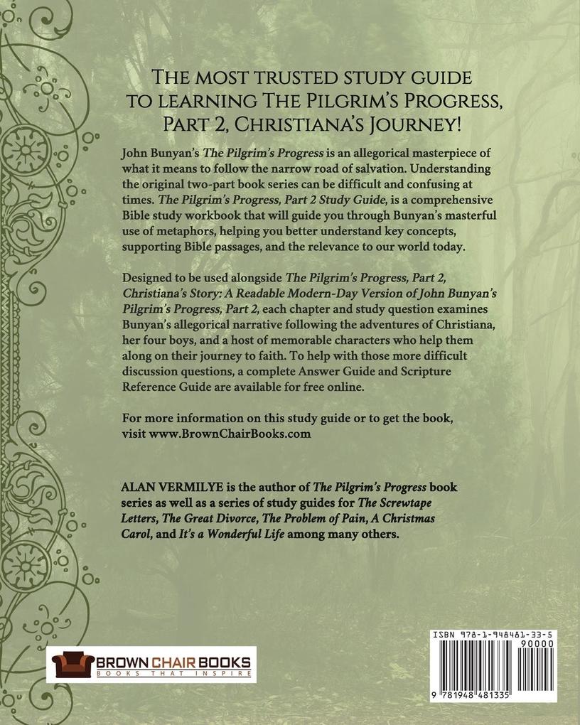 Weitere Ansicht: Study Guide on the Pilgrim's Progress Part 2 Christiana's Journey | Alan Vermilye