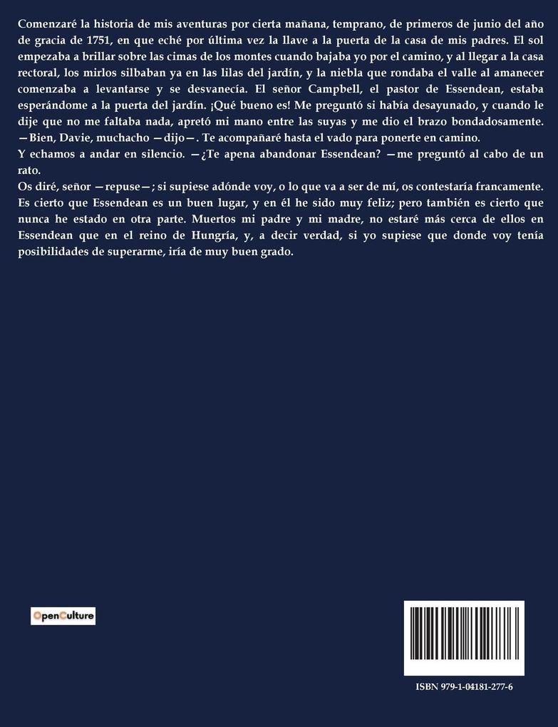 Weitere Ansicht: Secuestrado | Robert Louis Stevenson