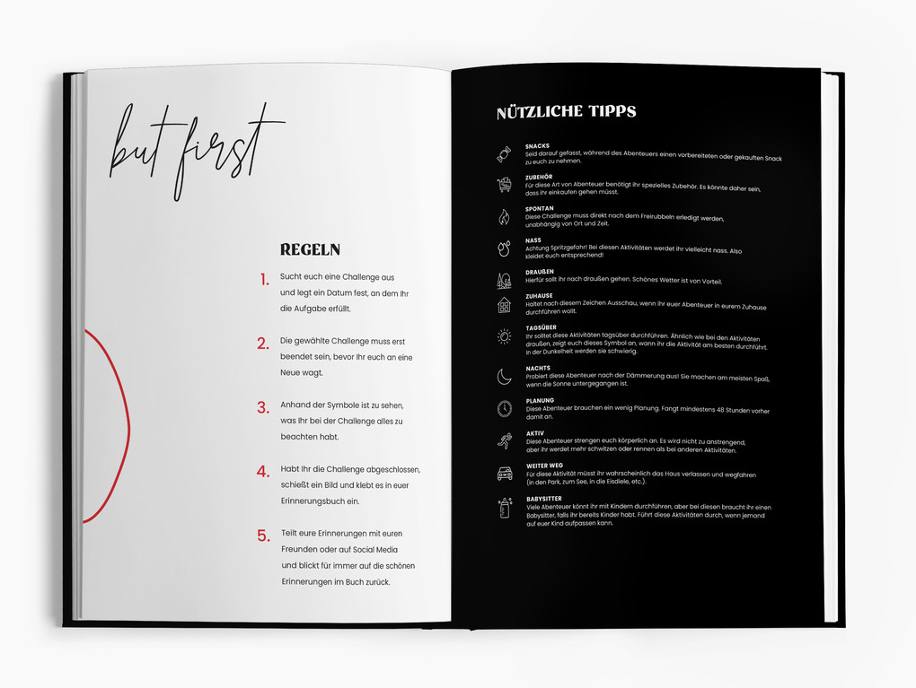 Weitere Ansicht: Memories2Make® Dirty Adventures Challengebuch für Paare | Memories2Make GmbH