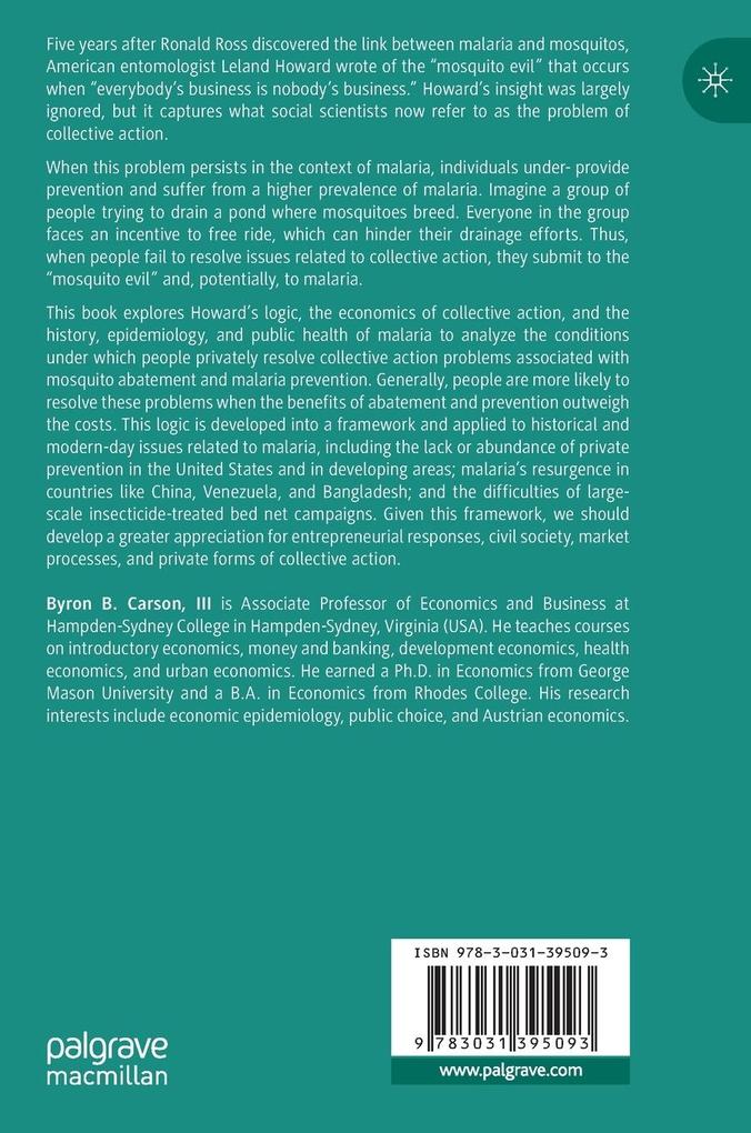 Weitere Ansicht: Challenging Malaria | III, Byron B. Carson, Iii Carson