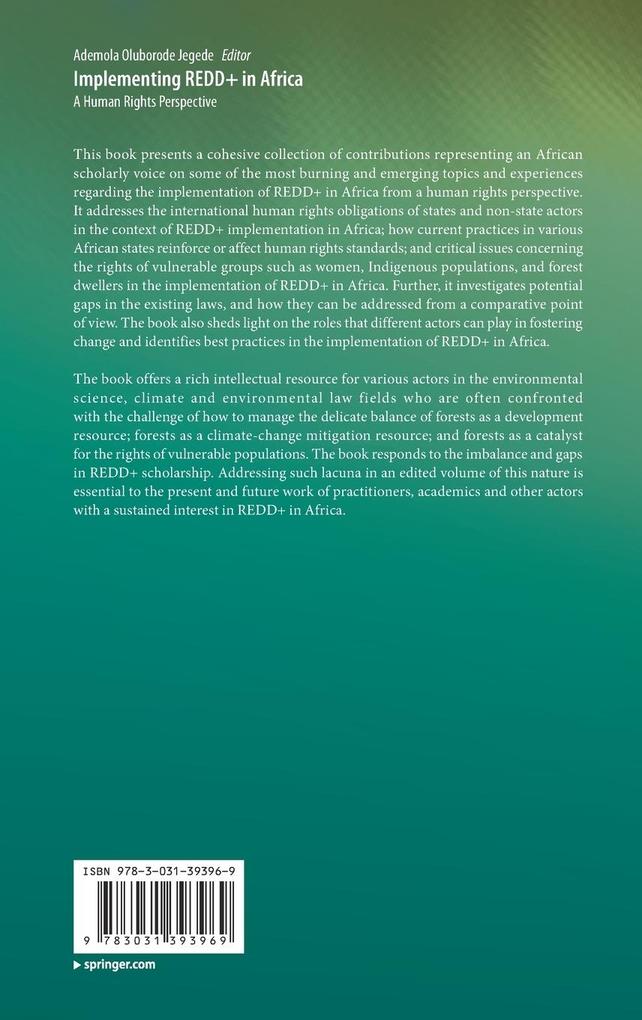Weitere Ansicht: Implementing REDD+ in Africa