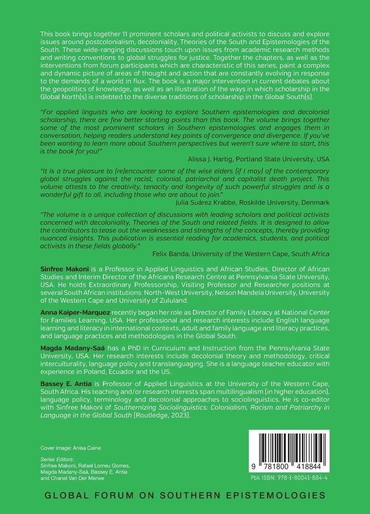 Weitere Ansicht: Foundational Concepts of Decolonial and Southern Epistemologies