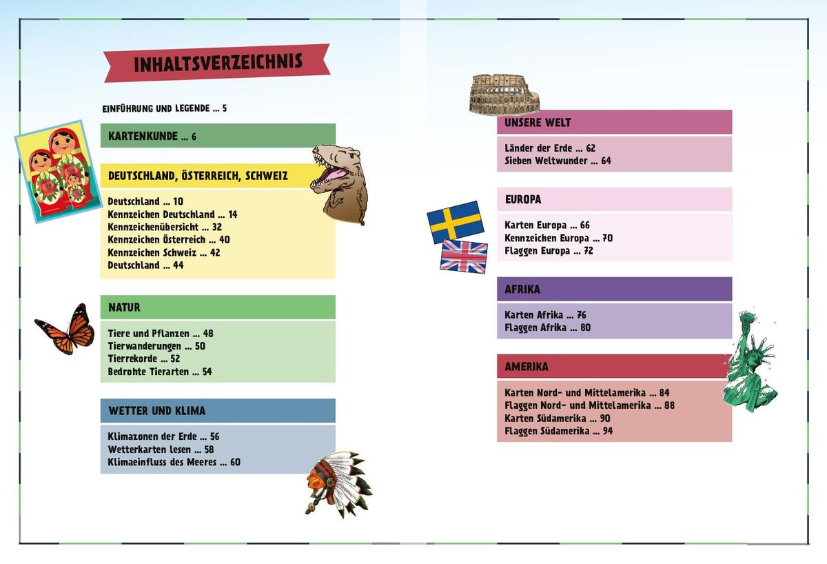 Weitere Ansicht: Kinderatlas Deutschland, Europa, die Welt | Schwager & Steinlein Verlag