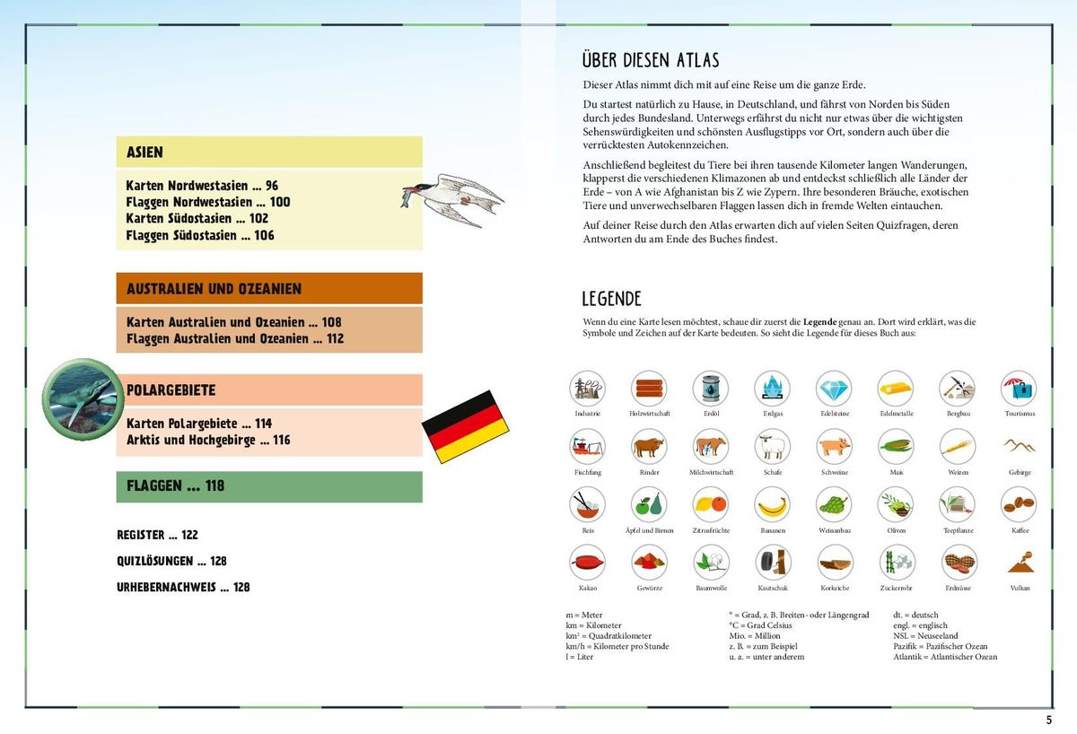 Weitere Ansicht: Kinderatlas Deutschland, Europa, die Welt | Schwager & Steinlein Verlag