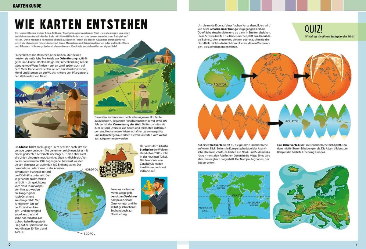 Weitere Ansicht: Kinderatlas Deutschland, Europa, die Welt | Schwager & Steinlein Verlag