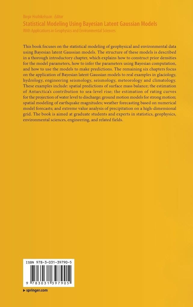 Weitere Ansicht: Statistical Modeling Using Bayesian Latent Gaussian Models