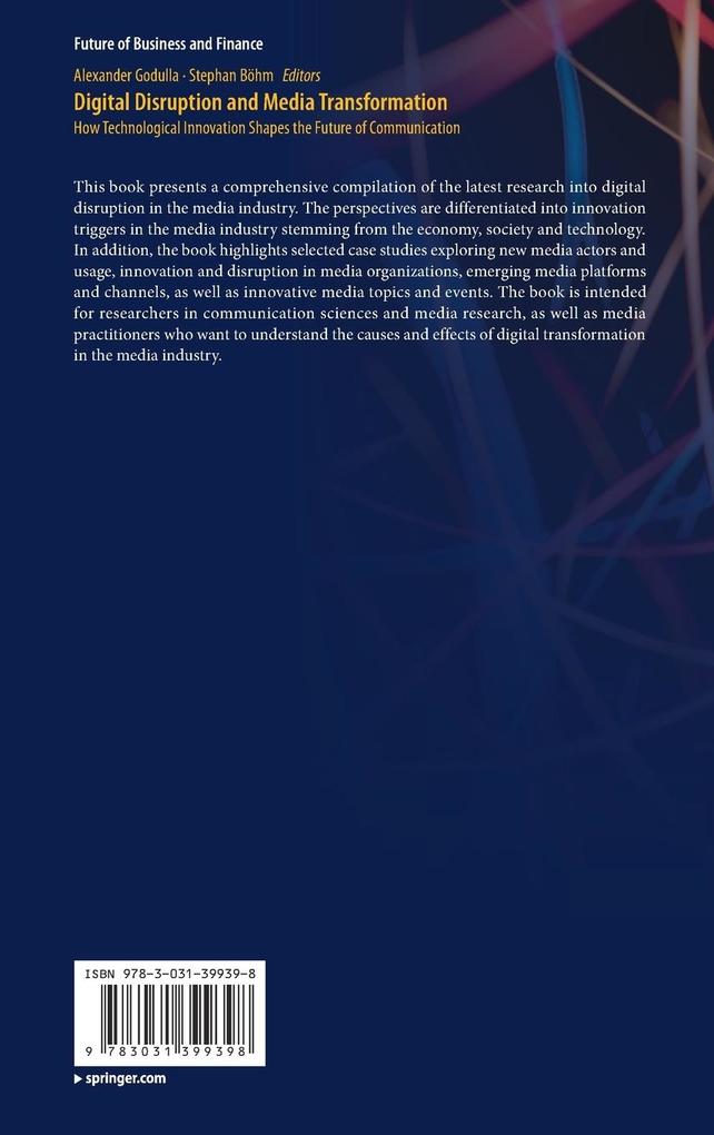 Weitere Ansicht: Digital Disruption and Media Transformation