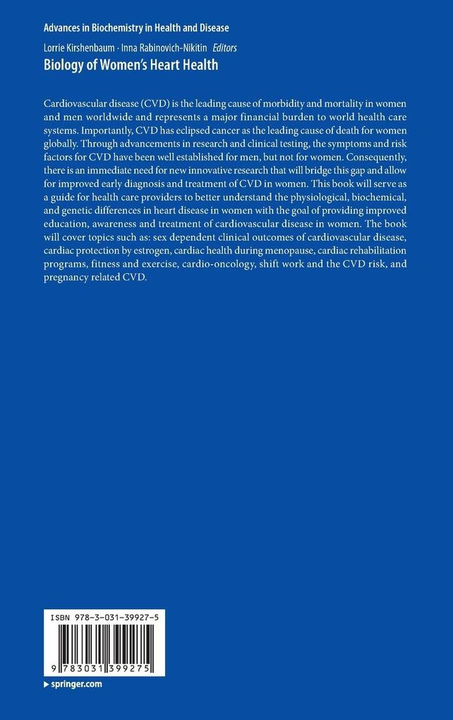 Weitere Ansicht: Biology of Women's Heart Health