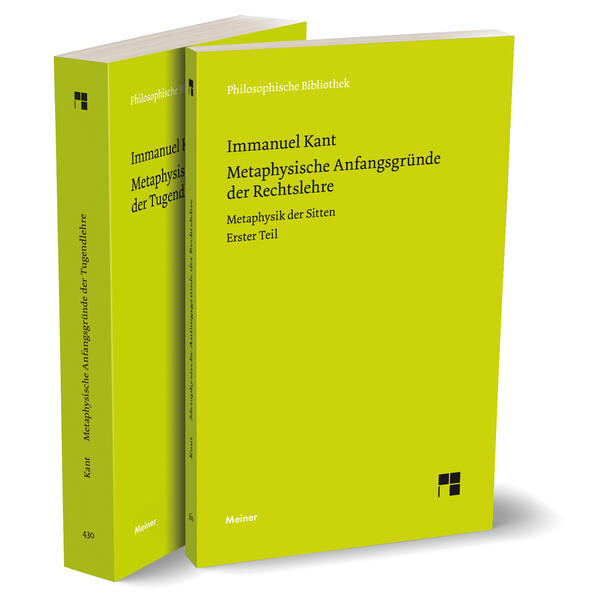 Produktbild: Kant: Metaphysik der Sitten. Teil 1+2 | Immanuel Kant