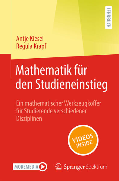 Produktbild: Mathematik für den Studieneinstieg | Antje Kiesel, Regula Krapf