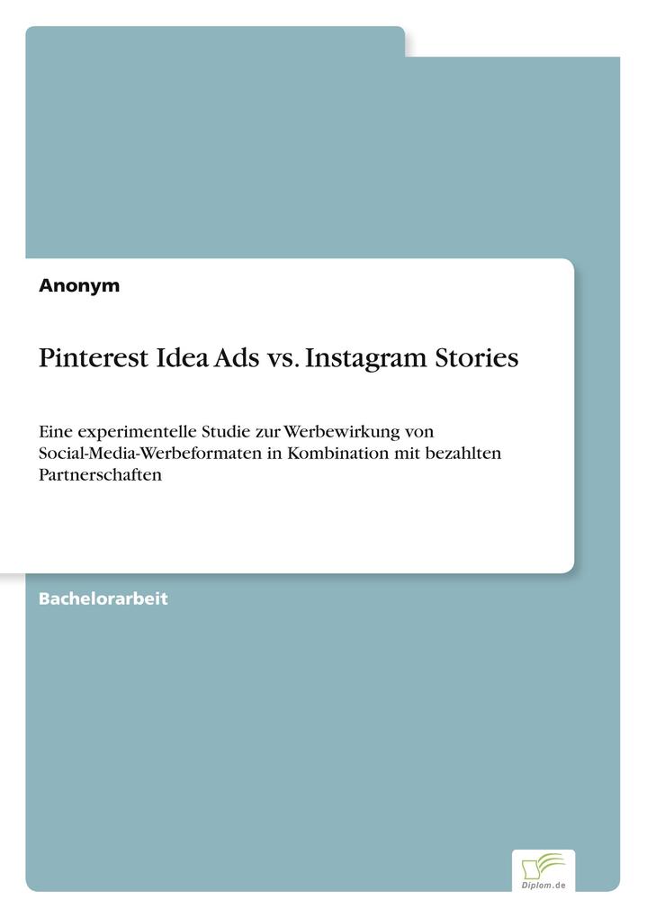 Produktbild: Pinterest Idea Ads vs. Instagram Stories | Anonymous