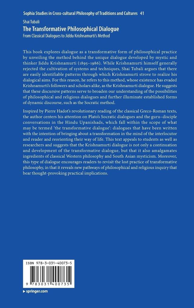 Weitere Ansicht: The Transformative Philosophical Dialogue | Shai Tubali