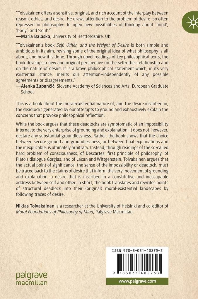 Weitere Ansicht: Self, Other, and the Weight of Desire | Niklas Toivakainen