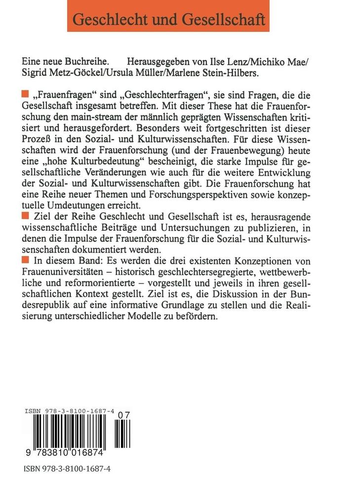 Weitere Ansicht: Frauenuniversitäten