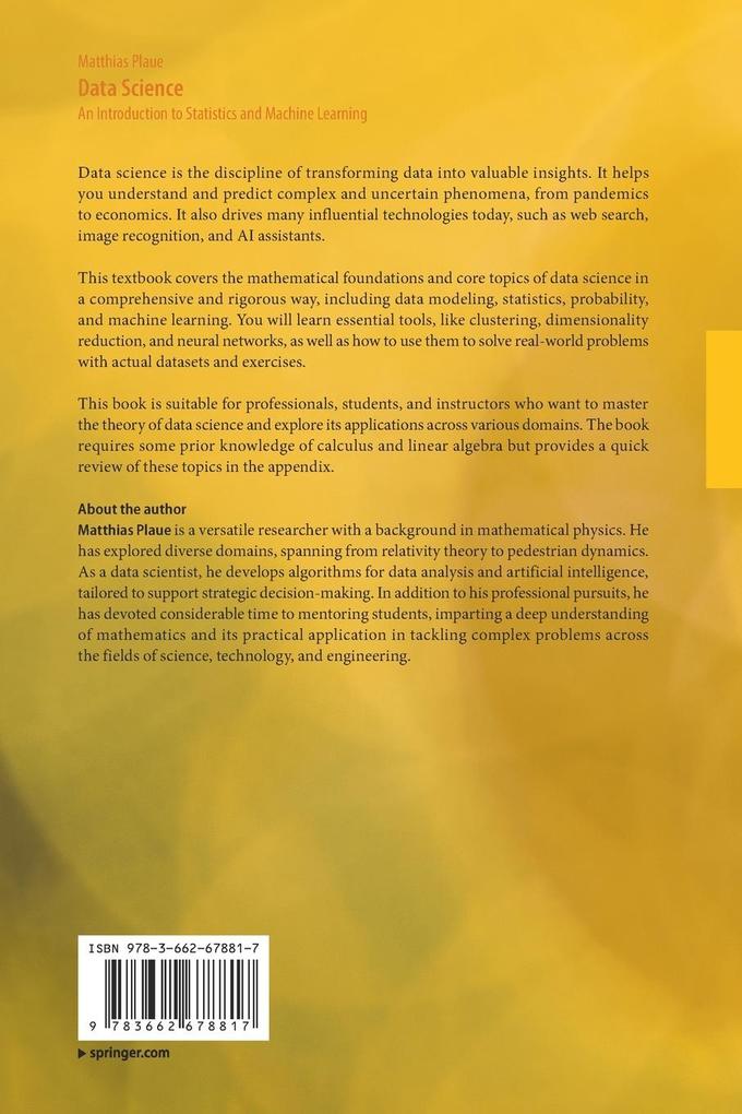 Weitere Ansicht: Data Science | Matthias Plaue