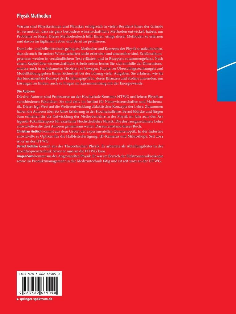 Weitere Ansicht: Physik Methoden | Christian Hettich, Bernd Jödicke, Jürgen Sum