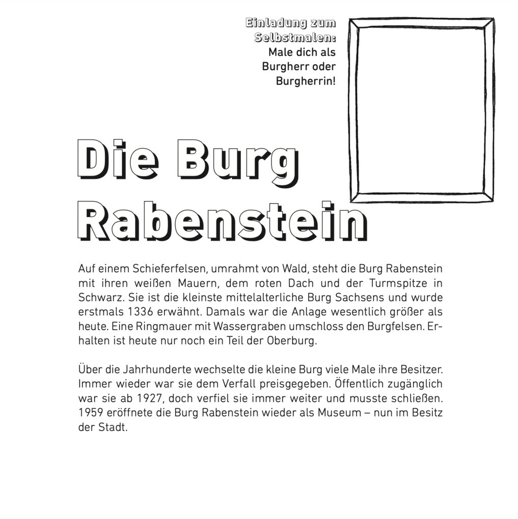 Weitere Ansicht: Dein Chemnitz-Malbuch | Ulrike Abraham