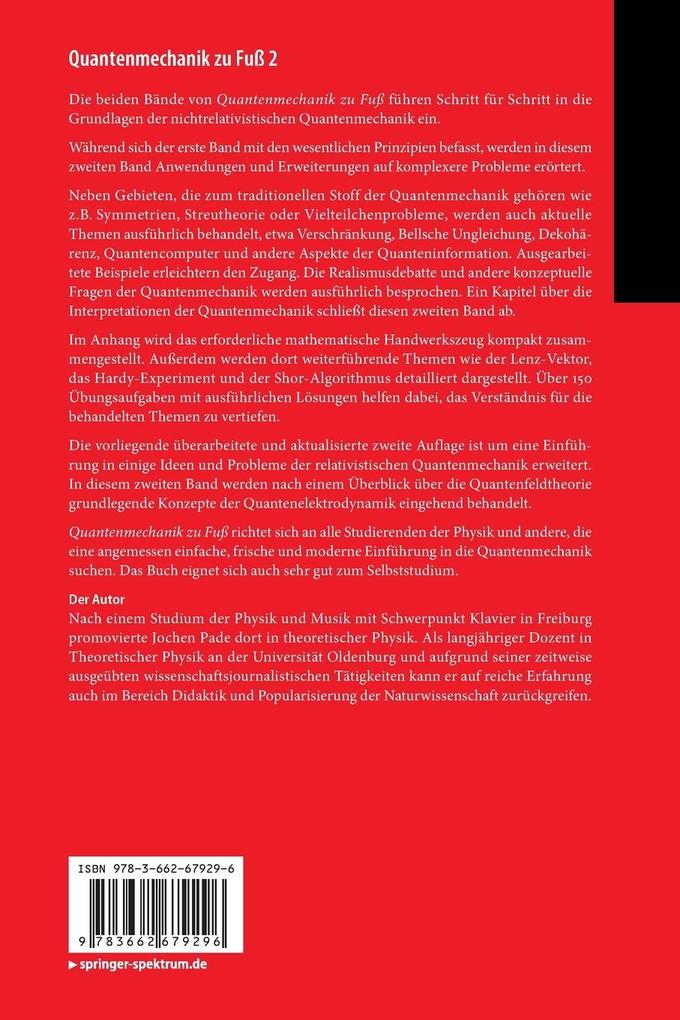Weitere Ansicht: Quantenmechanik zu Fuß 2 | Jochen Pade
