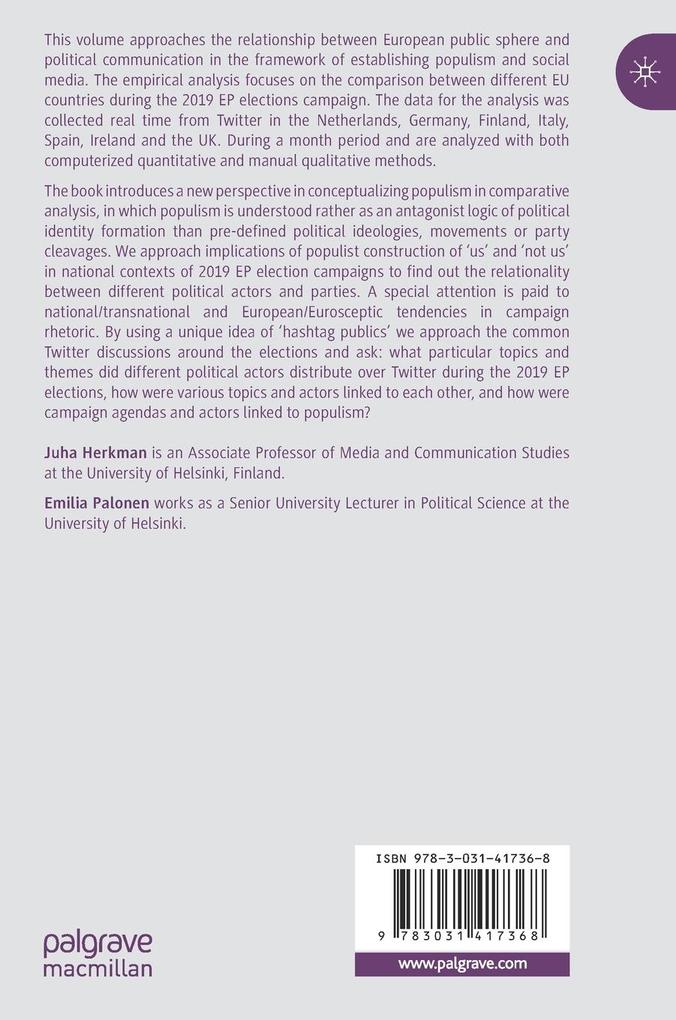 Weitere Ansicht: Populism, Twitter and the European Public Sphere