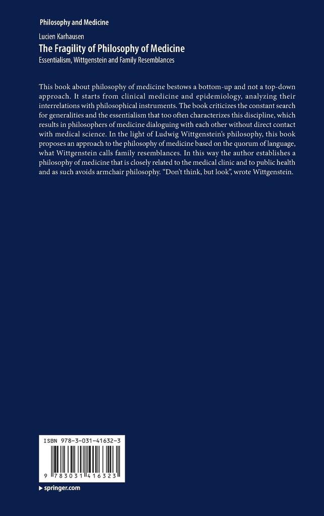 Weitere Ansicht: The Fragility of Philosophy of Medicine | Lucien Karhausen