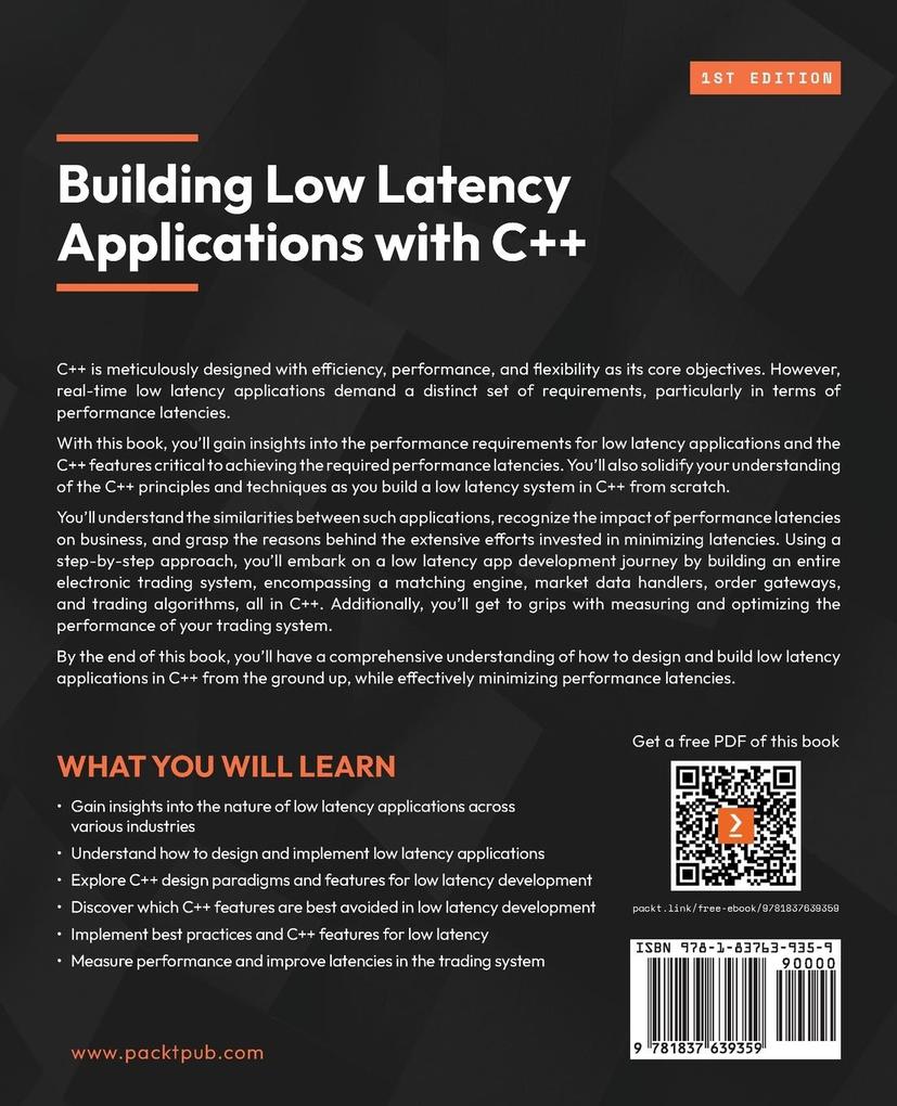 Weitere Ansicht: Building Low Latency Applications with C++ | Sourav Ghosh