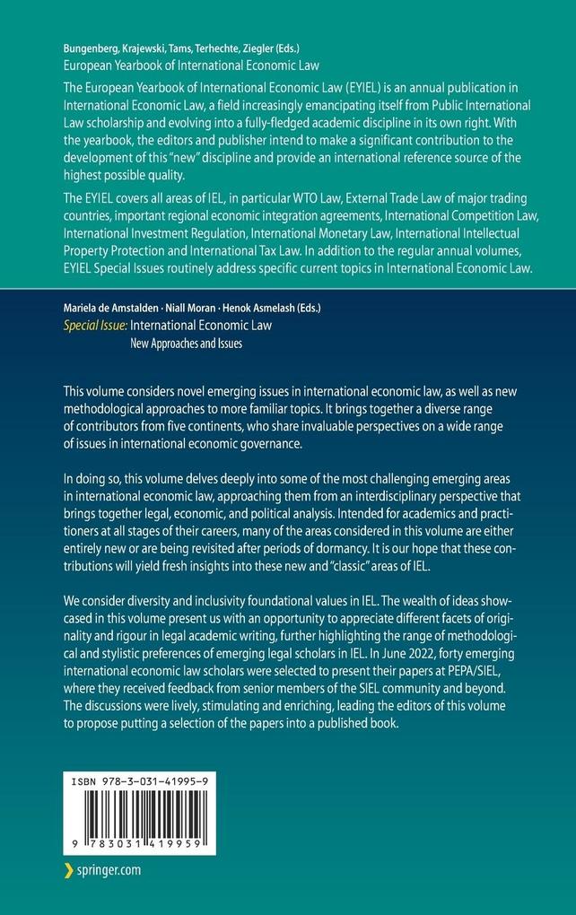 Weitere Ansicht: International Economic Law