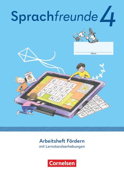 Produktbild: Sprachfreunde 4. Schuljahr. Arbeitsheft Fördern - Östliche Bundesländer und Berlin