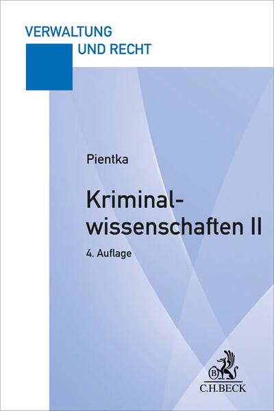 Produktbild: Kriminalwissenschaften II | Monika Pientka