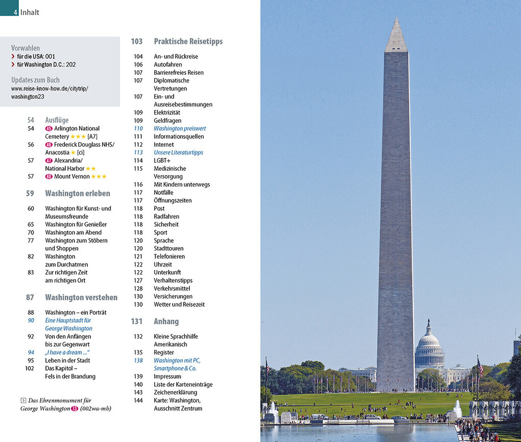 Weitere Ansicht: Reise Know-How CityTrip Washington D.C. | Margit Brinke, Peter Kränzle