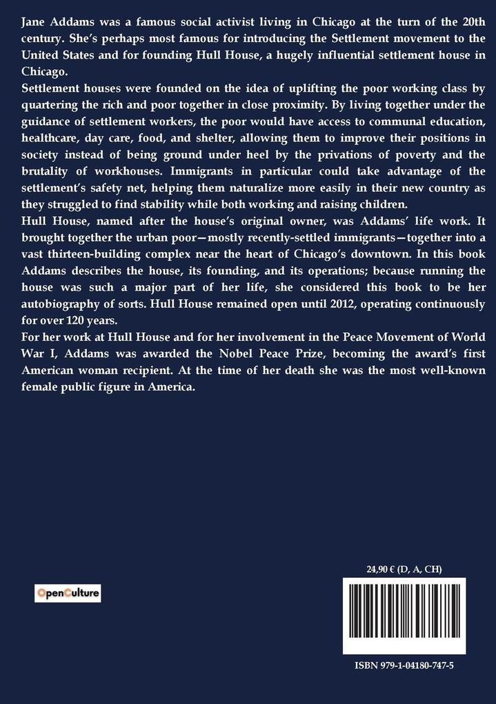 Weitere Ansicht: Twenty Years at Hull House | Jane Addams