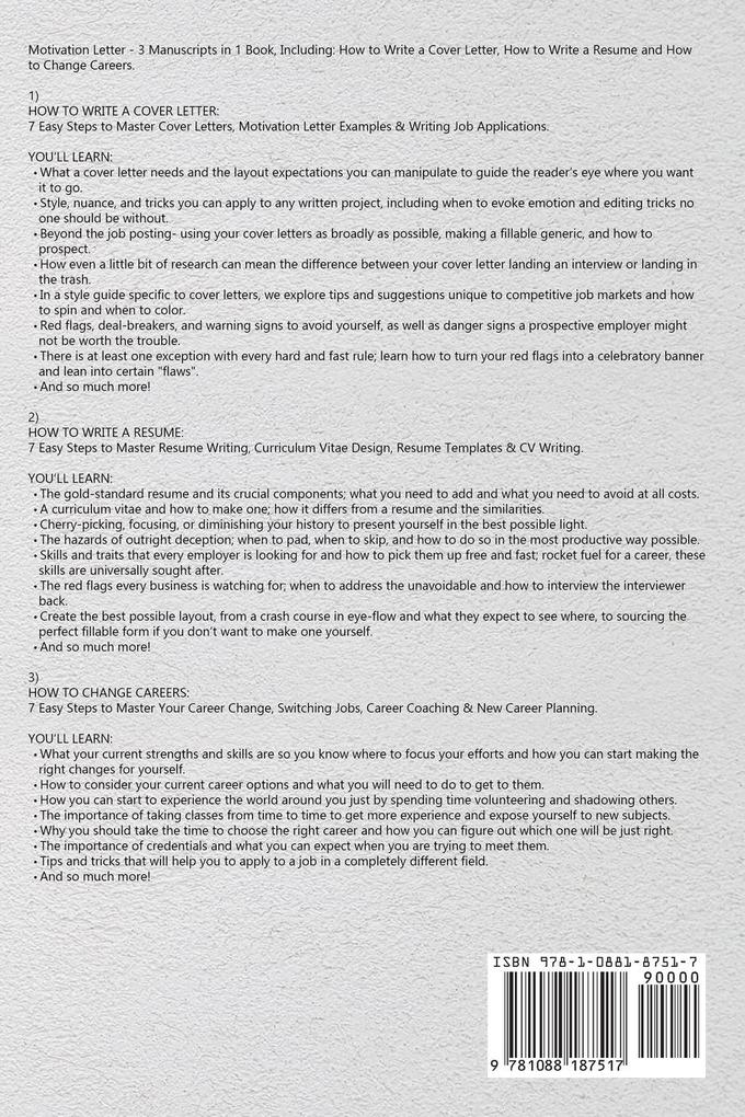 Weitere Ansicht: Motivation Letter | Theodore Kingsley