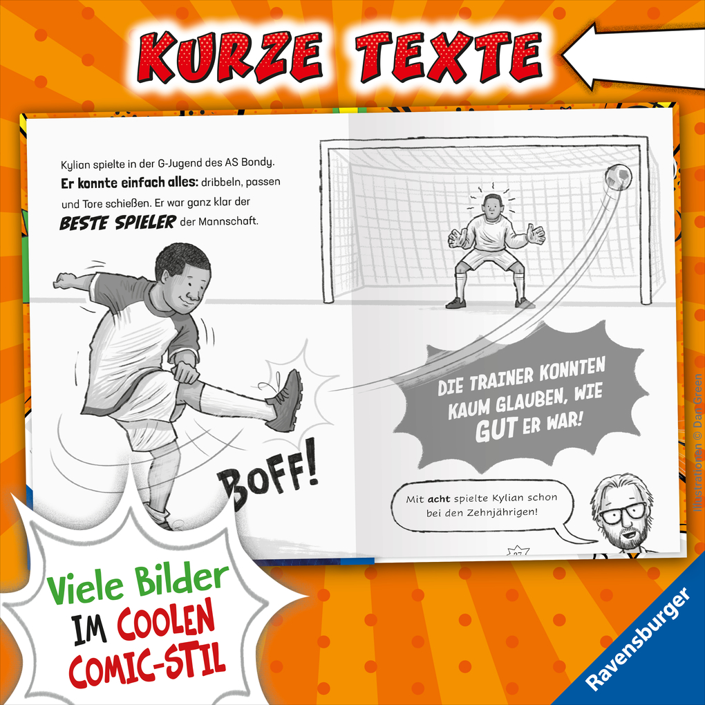 Weitere Ansicht: Fußball-Stars - Alles über Mbappé. Vom Fußball-Talent zum Megastar | Simon Mugford