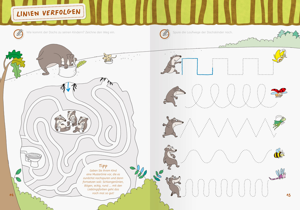 Weitere Ansicht: Mein großes Vorschulbuch: Buchstaben Zahlen Konzentration | Kirstin Jebautzke