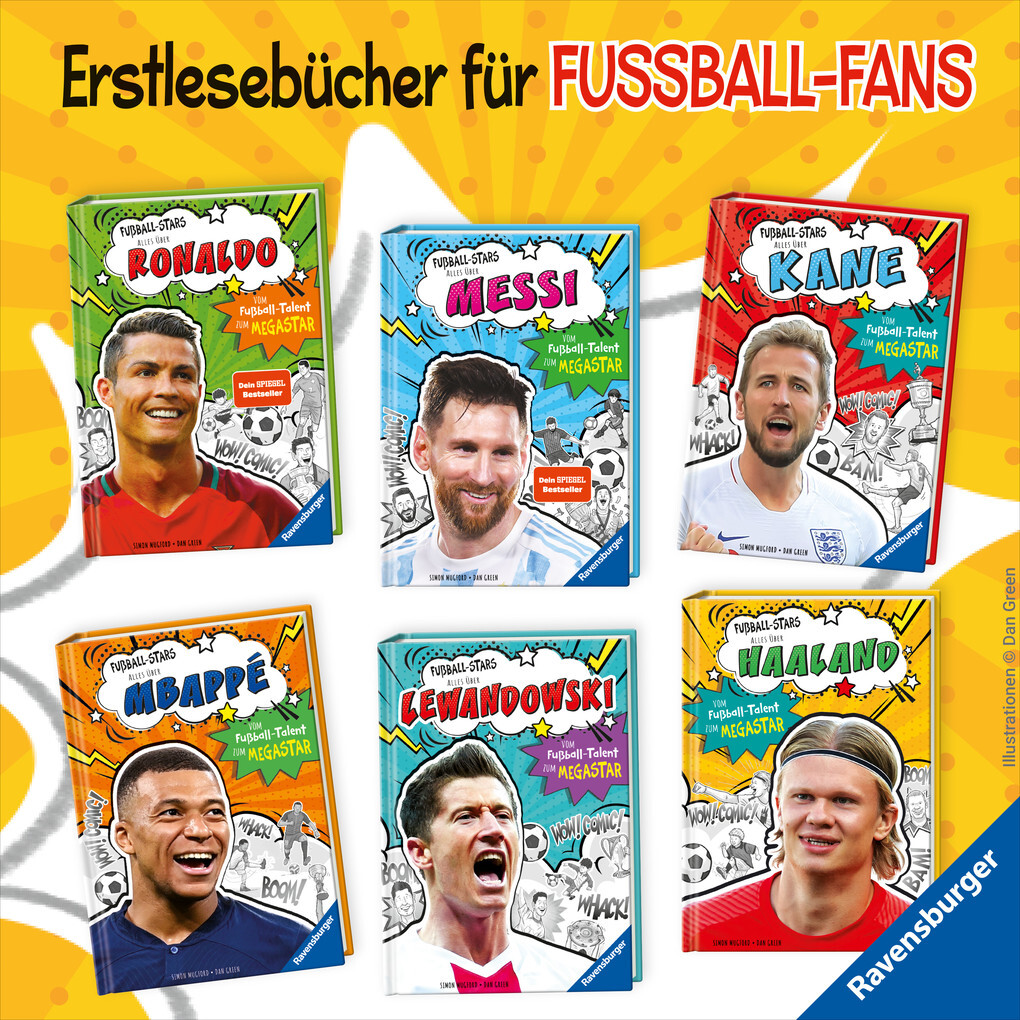 Weitere Ansicht: Fußball-Stars - Alles über Haaland. Vom Fußball-Talent zum Megastar | Simon Mugford