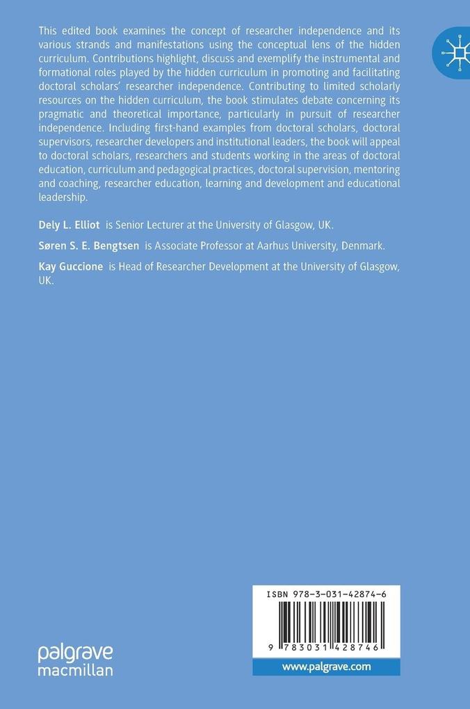 Weitere Ansicht: Developing Researcher Independence Through the Hidden Curriculum