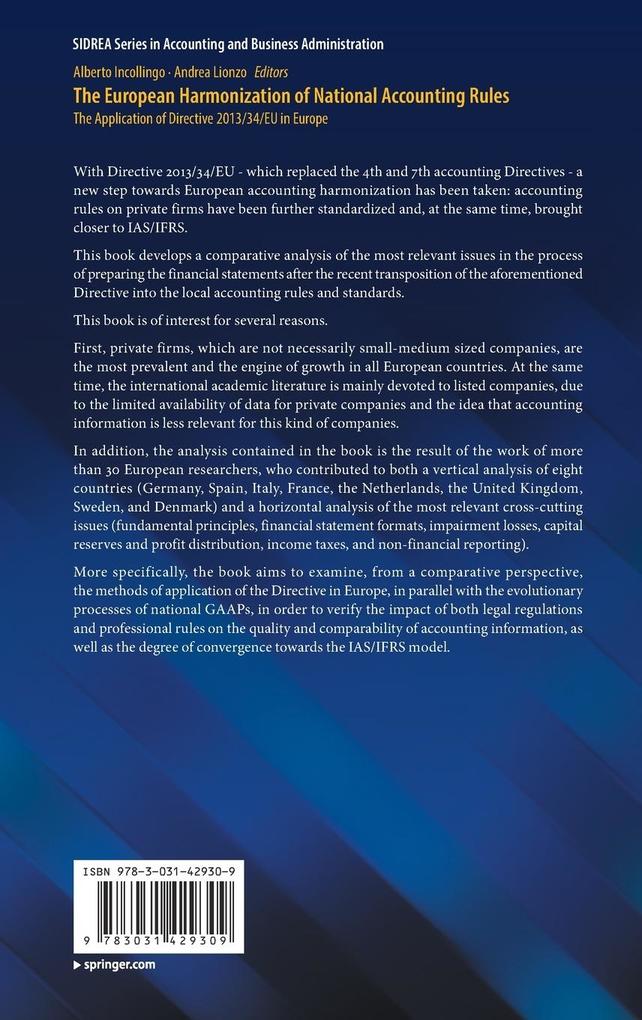 Weitere Ansicht: The European Harmonization of National Accounting Rules