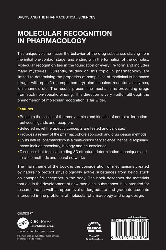 Weitere Ansicht: Molecular Recognition in Pharmacology | Mikhail Darkhovskiy