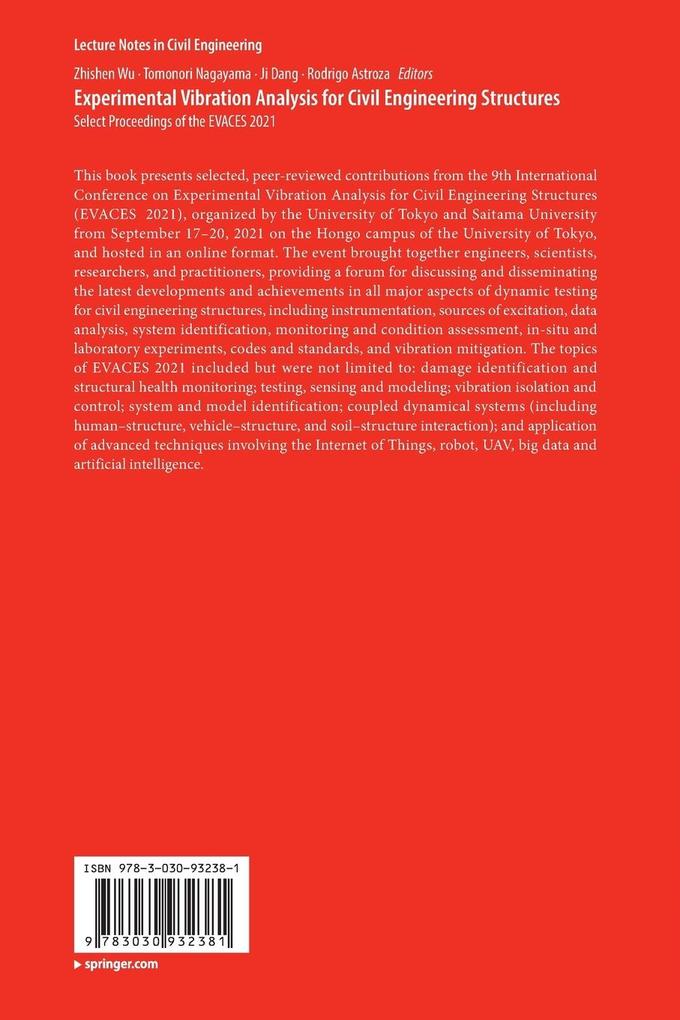 Weitere Ansicht: Experimental Vibration Analysis for Civil Engineering Structures