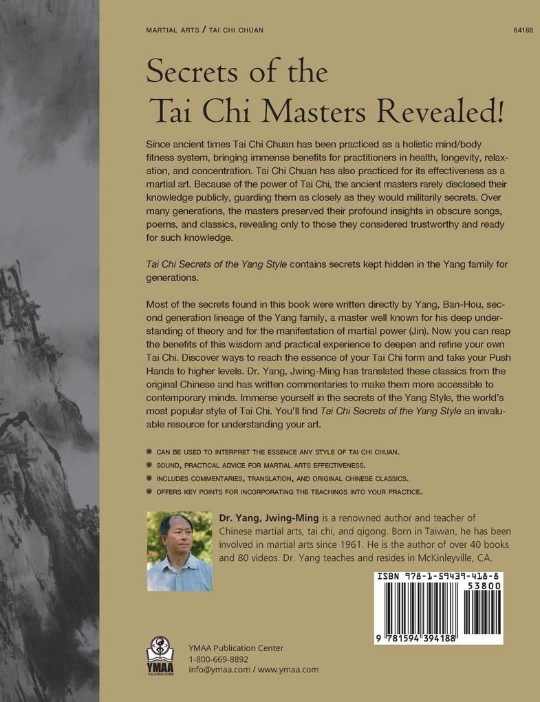 Weitere Ansicht: Tai CHI Secrets of the Yang Style | Jwing-Ming Yang