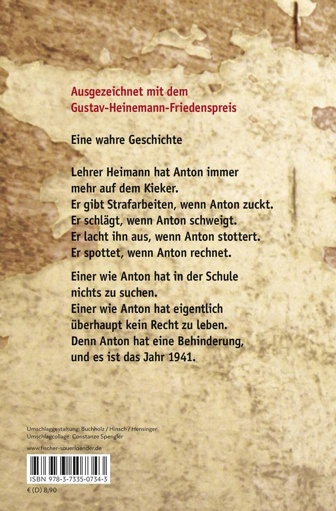 Weitere Ansicht: Anton oder Die Zeit des unwerten Lebens | Elisabeth Zöller