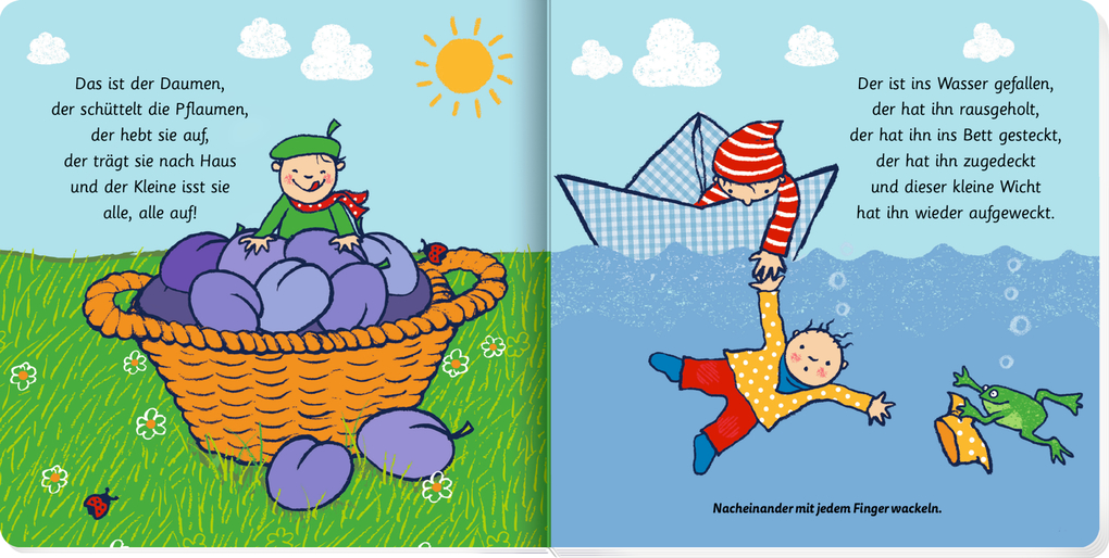 Weitere Ansicht: Mein liebster Fingerpuppen-Handschuh: 5 kleine Zappelmänner